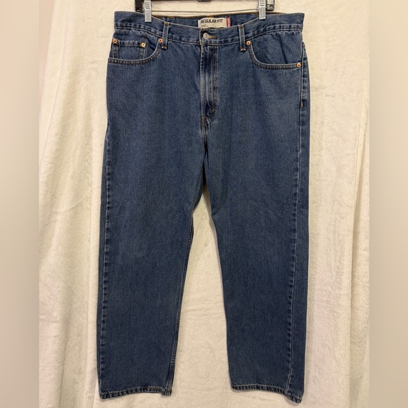 Levi's Other - Vintage Y2K Levis 505 Jeans Regular Fit Mens Fits 36 x 30 Blue Heavy Denim 2000s